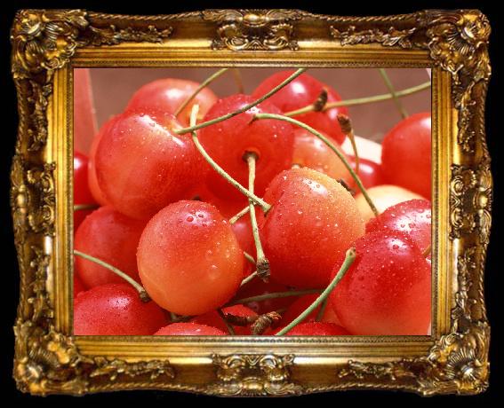 framed  unknow artist Still Life - Delicious Fruits 01, ta009-2